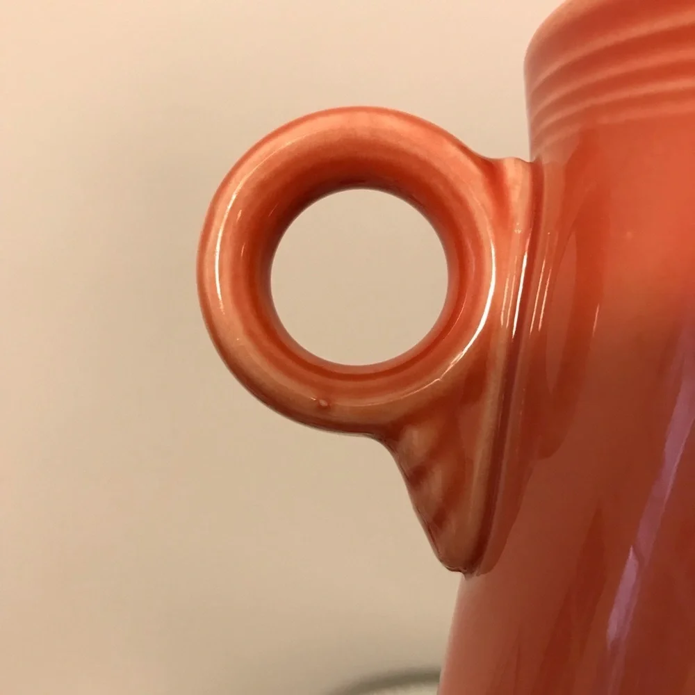 Set of 2 Fiesta Ware Mugs Orange Persimmon